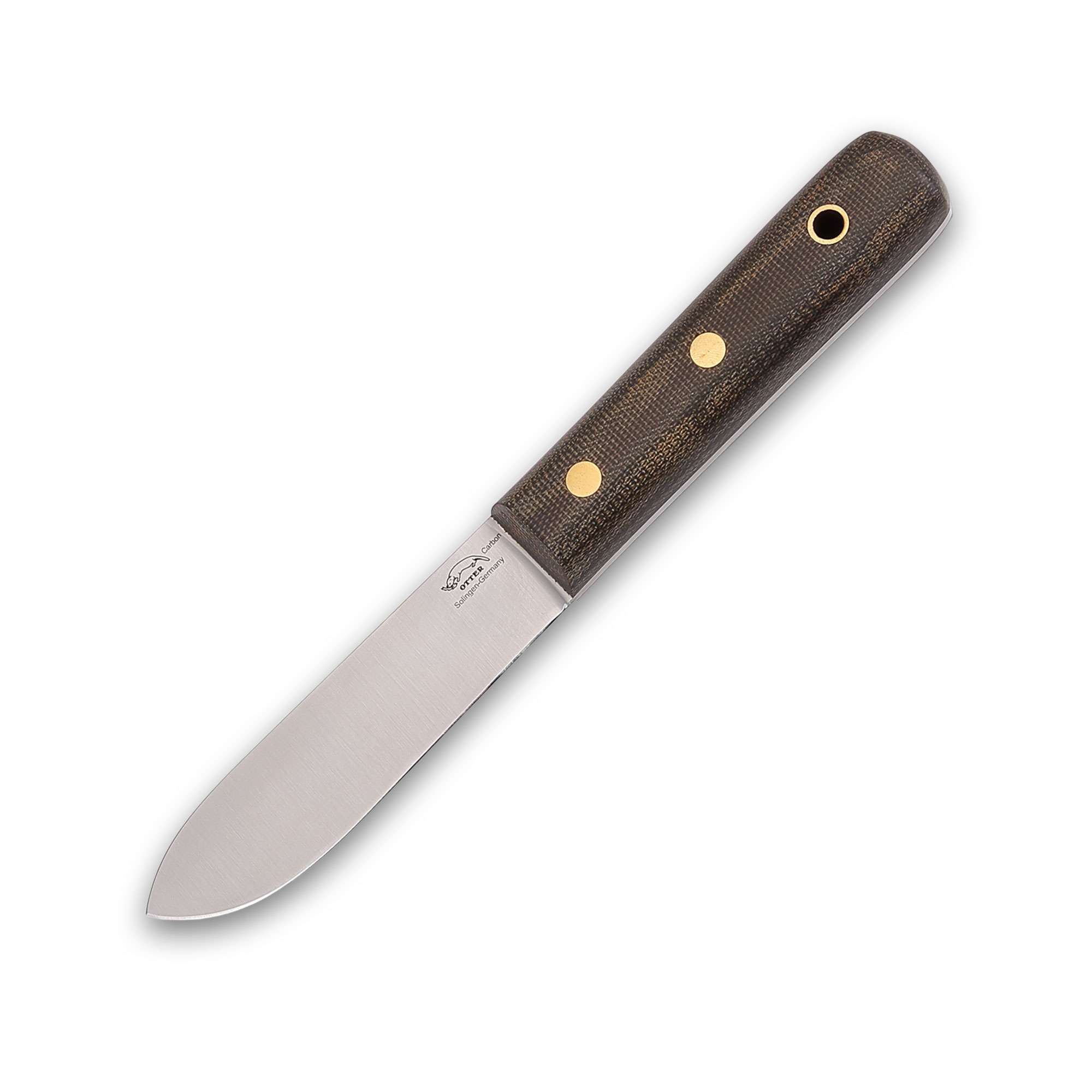 OTTER Matrosen-/Bootsmesser kompakt Micarta Grün